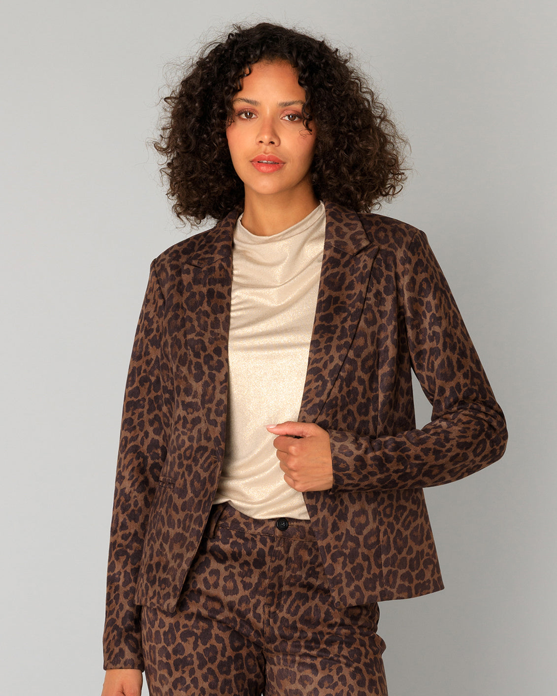 Clarissa Animal Print Blazer - by Yest