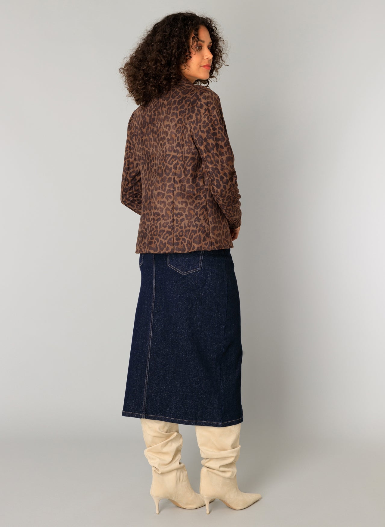 Clarissa Animal Print Blazer - by Yest