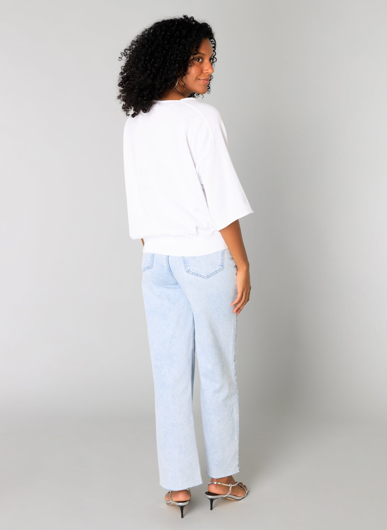 Sanja White Cotton Top - by Yest