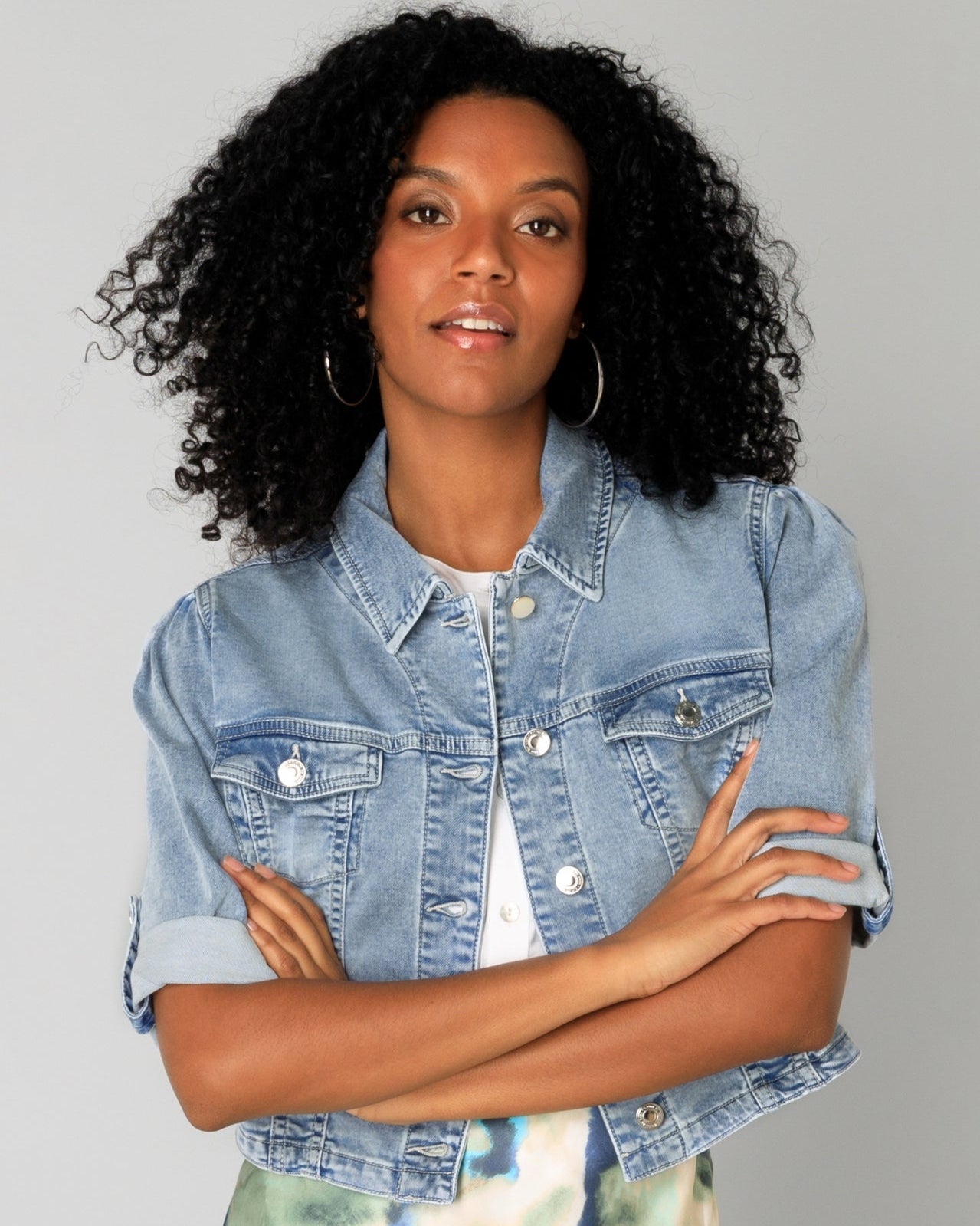 Samma Cropped Denim Jacket