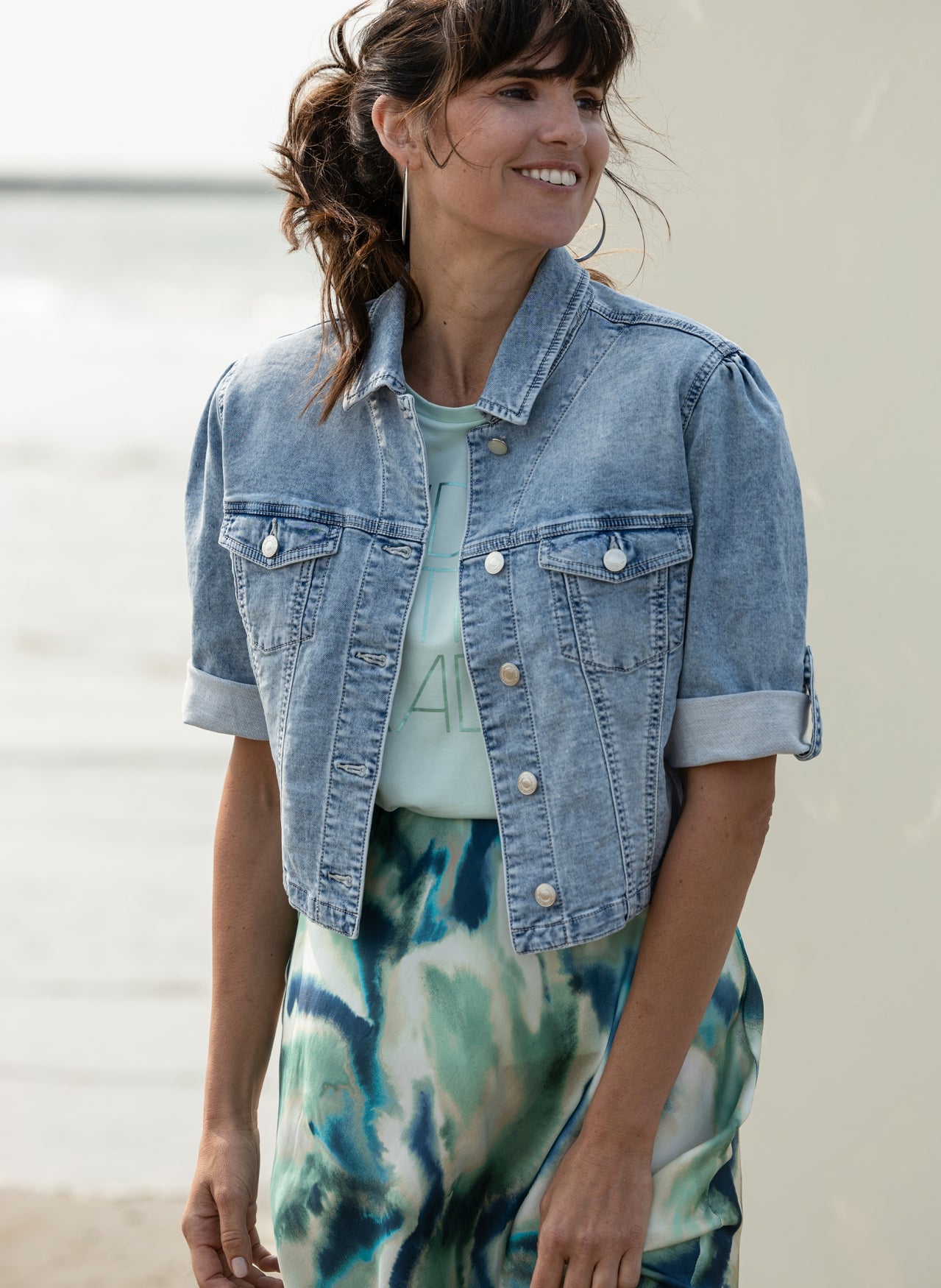 Samma Cropped Denim Jacket