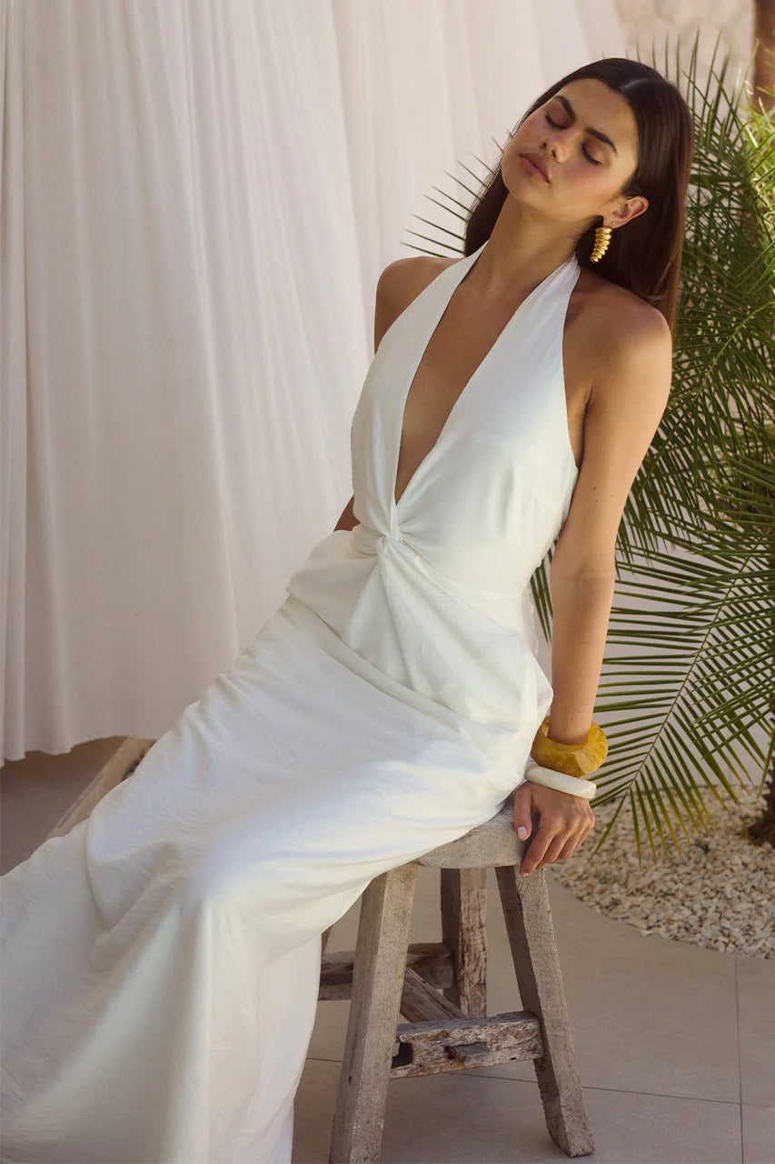 Arli Maxi Dress - White