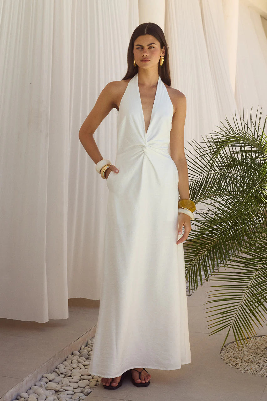 Arli Maxi Dress - White