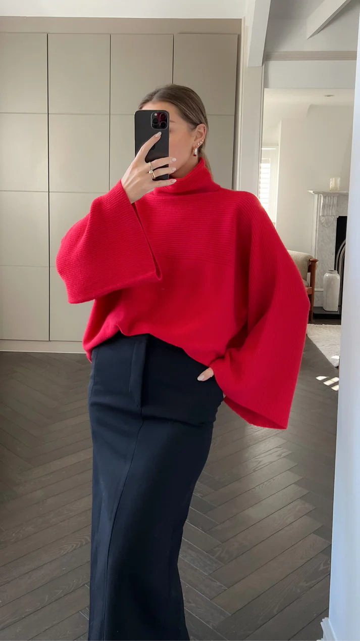 AMELIE SWEATER - RED