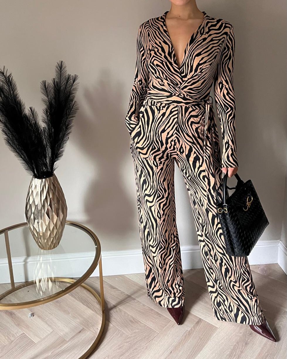 Animal Print Jumpsuit 4