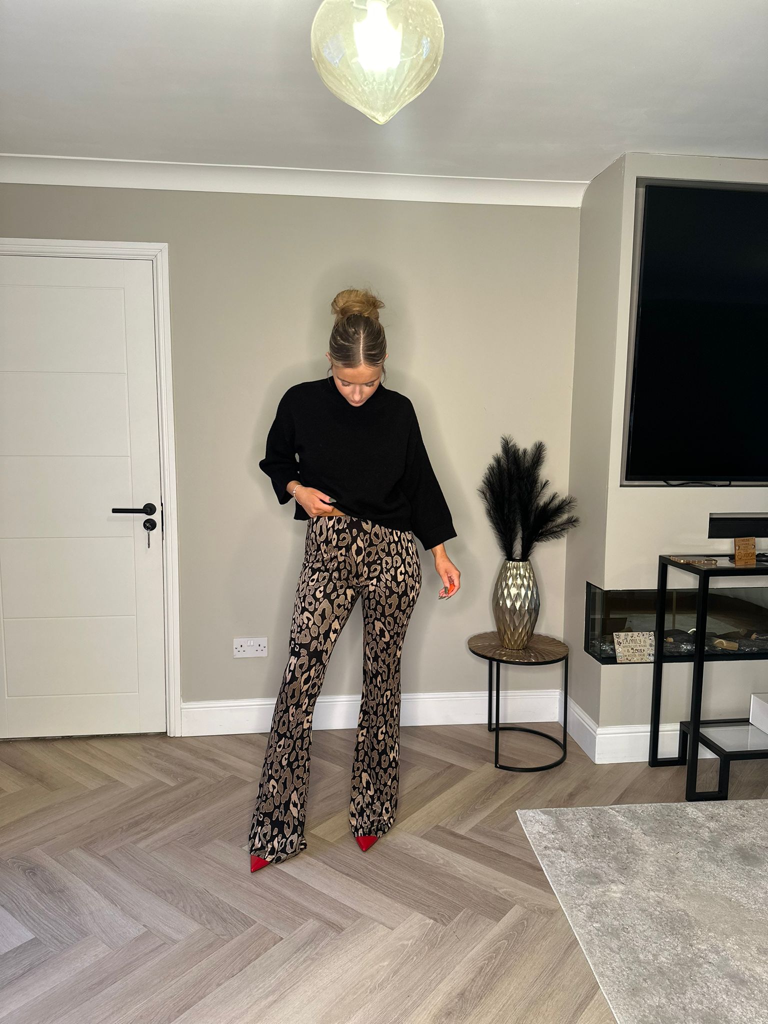 Animal Print Trouser