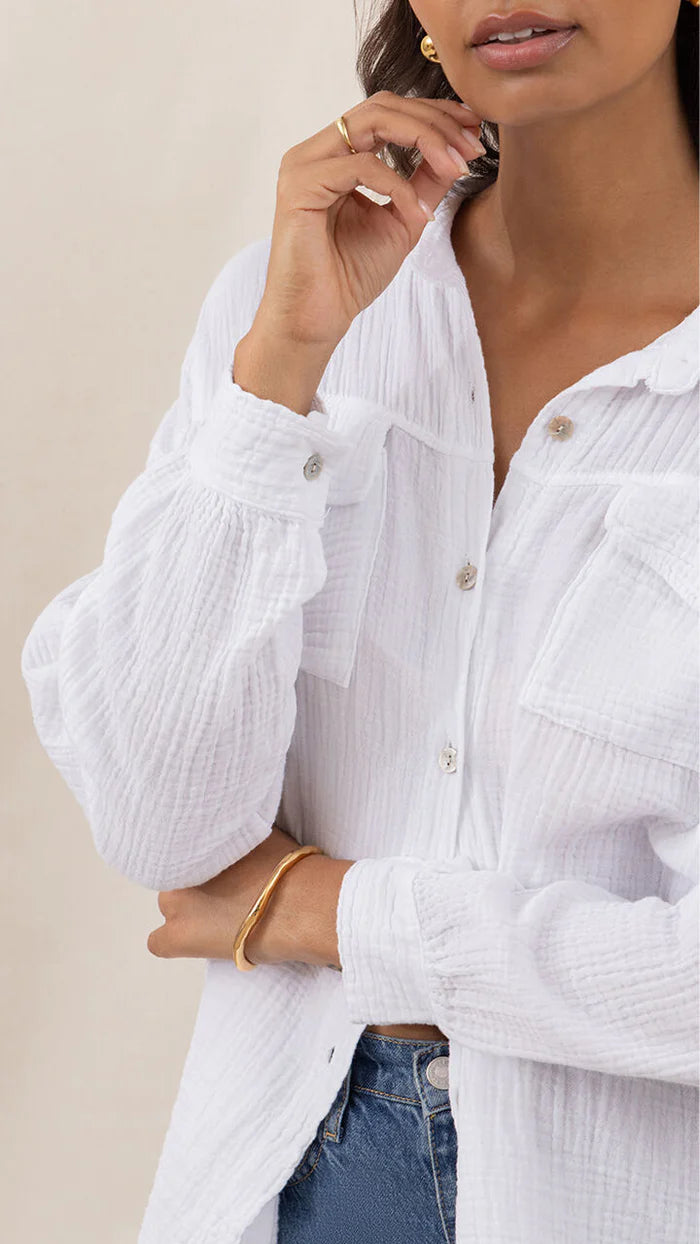 Antoneta Shirt - White - by Charli