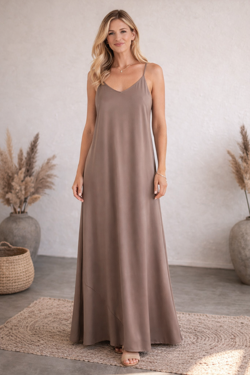 Florie Cross Front Shoulder Jumper Dress