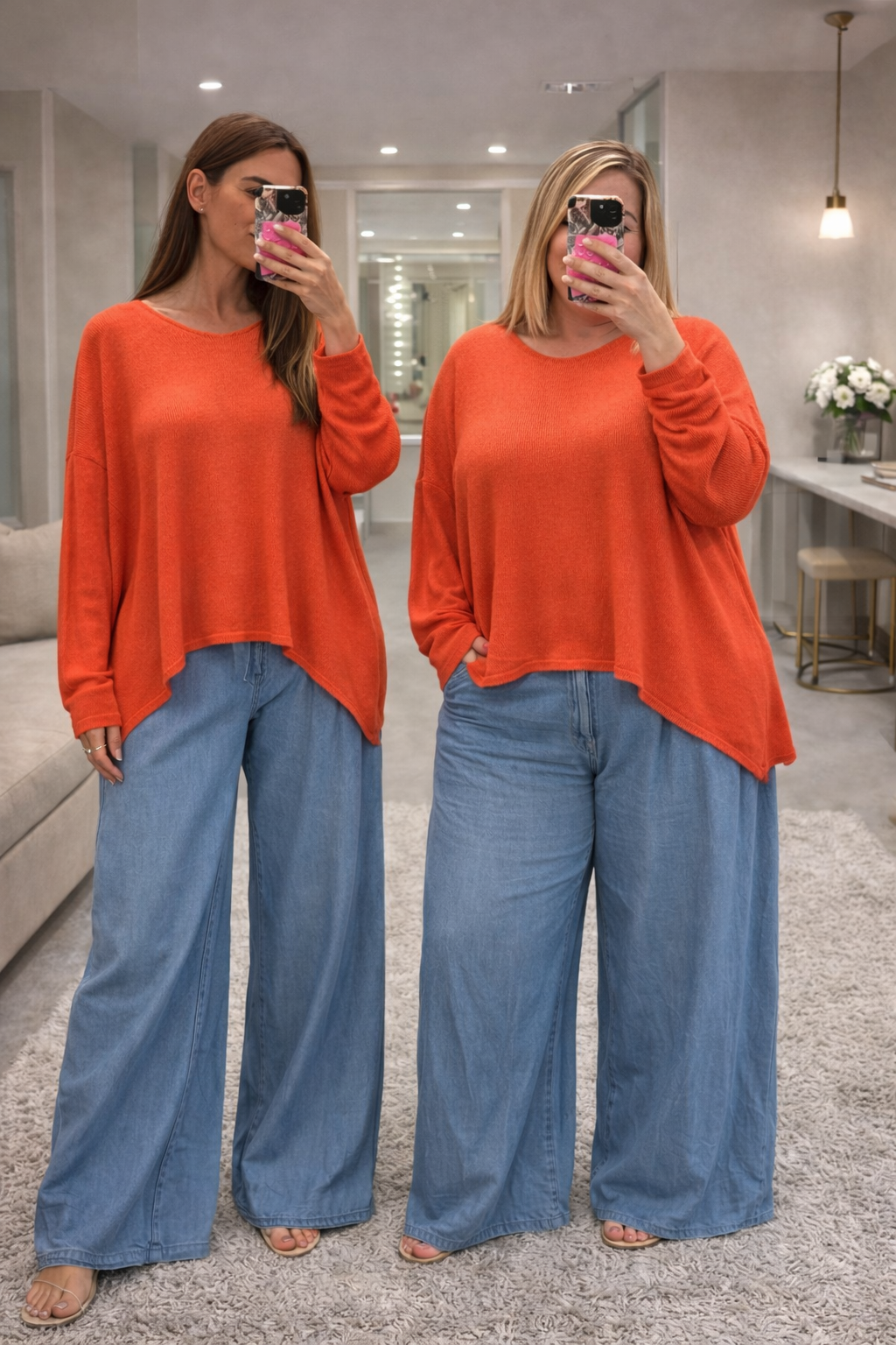 Beau Dipped Hem Jumper