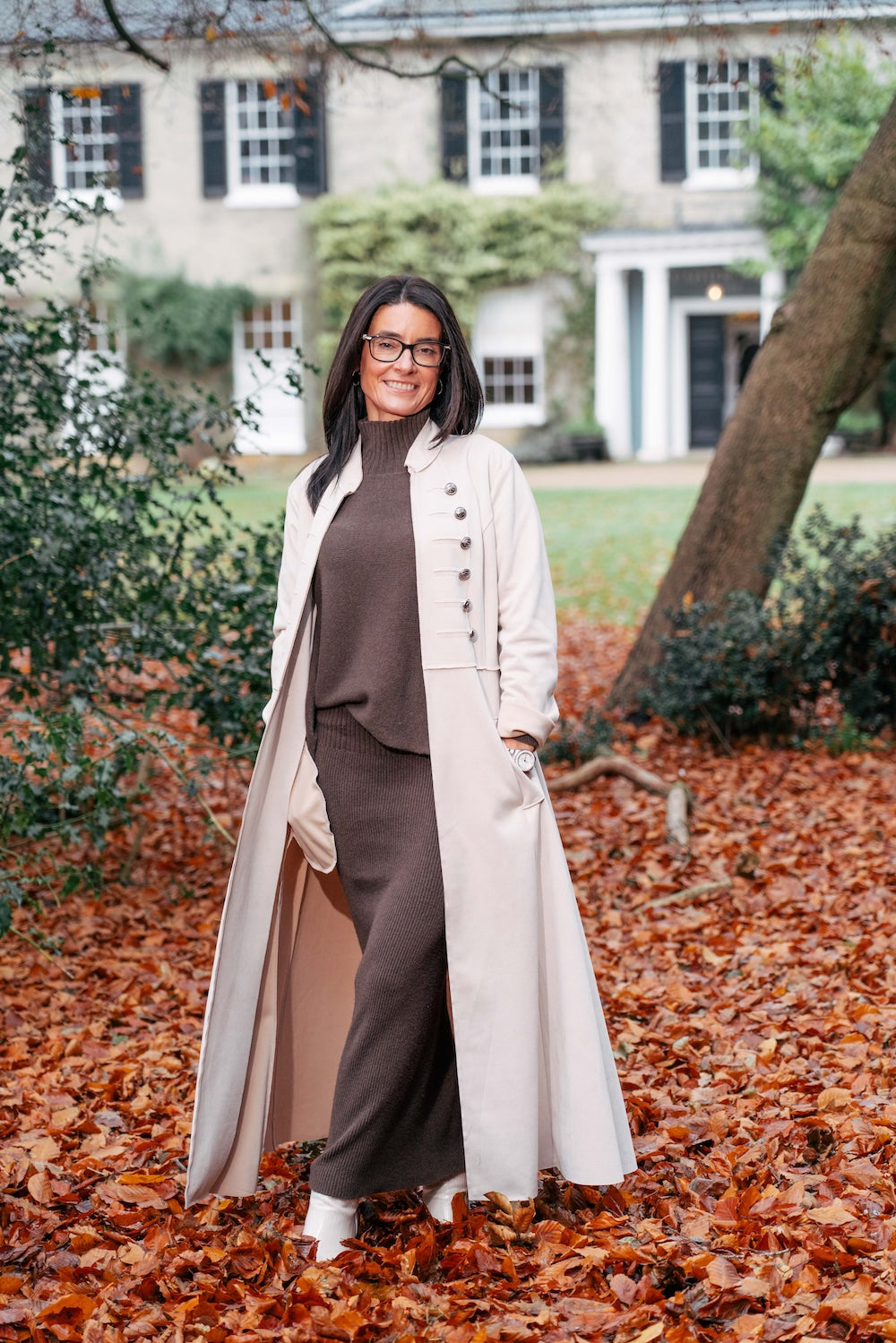 Soft Knit Midi Skirt - Dark Espresso