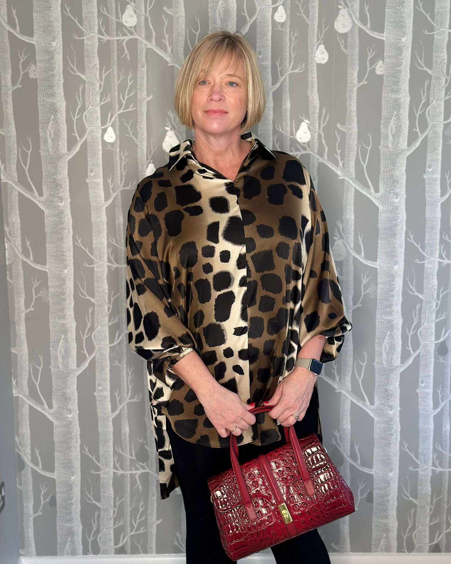 Long Animal Print Tunic