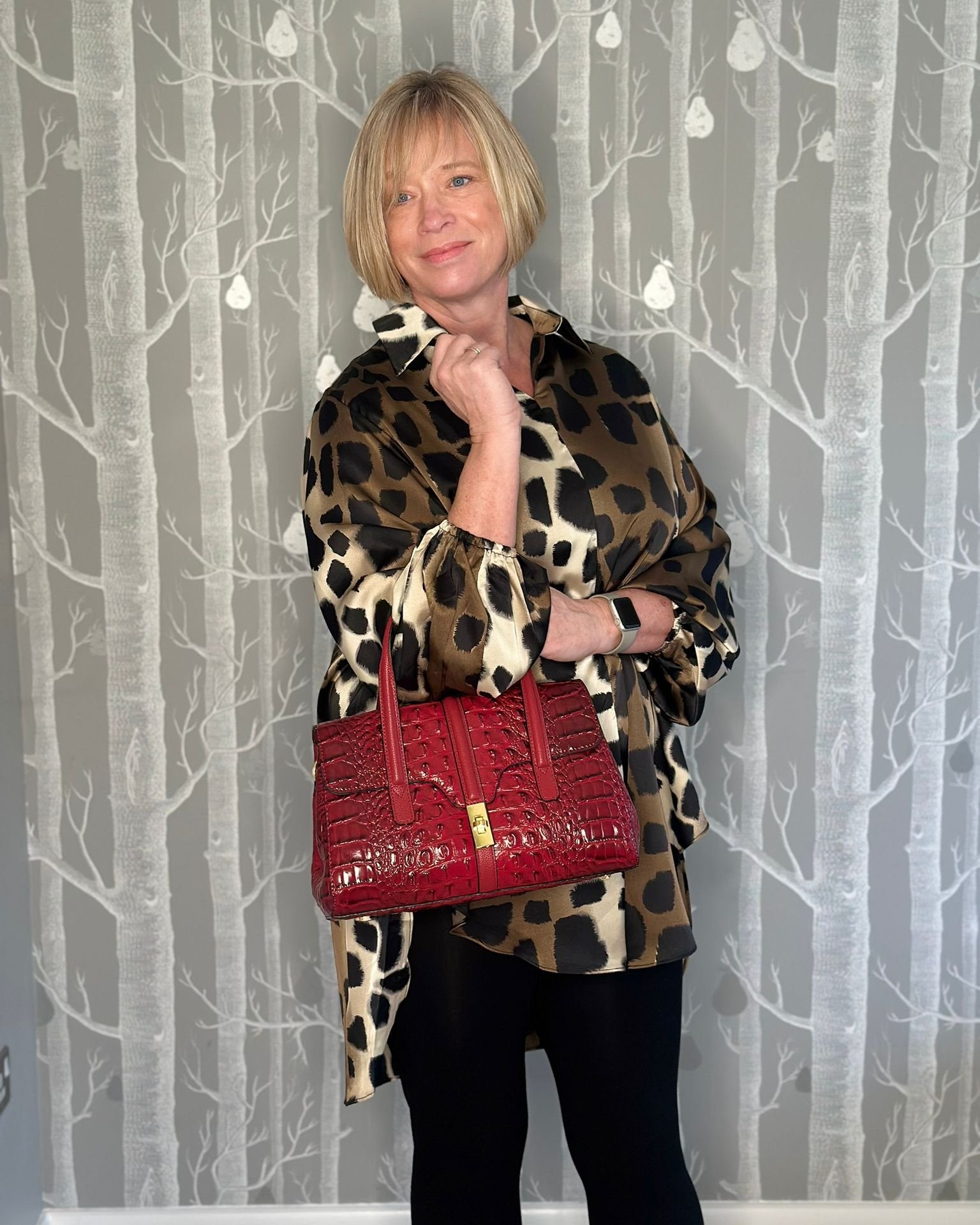 Long Animal Print Tunic 1