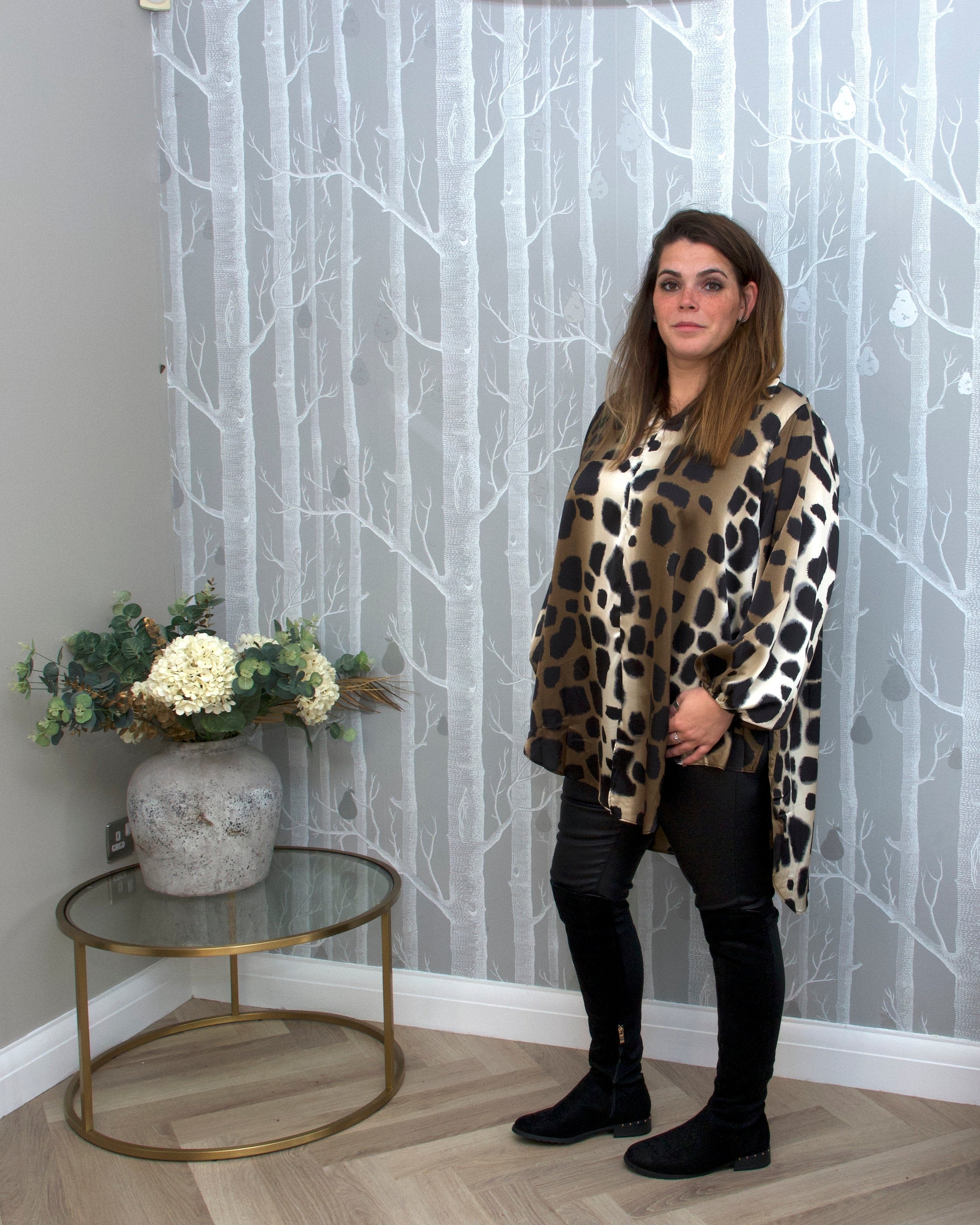 Long Animal Print Tunic 3