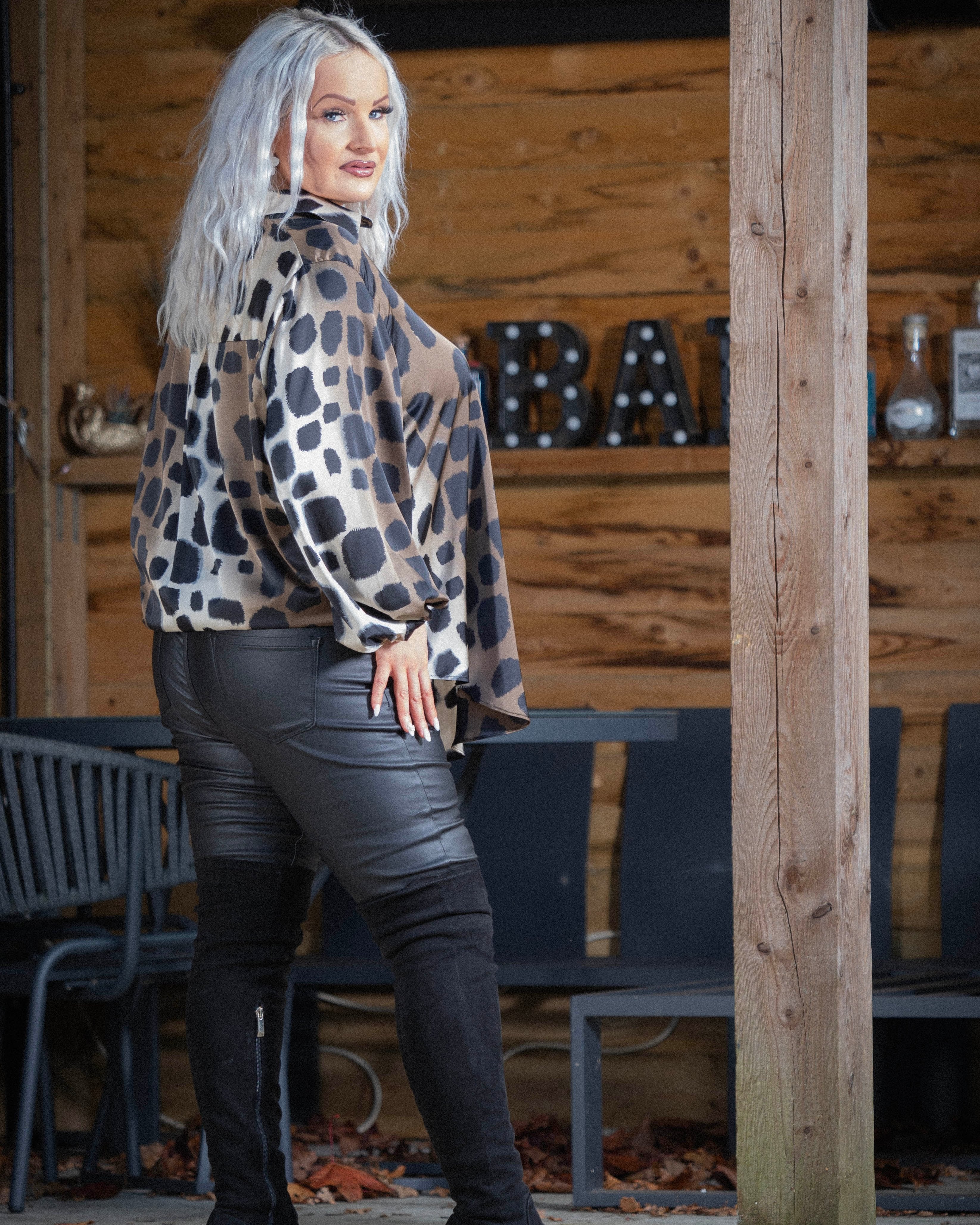 Long Animal Print Tunic 9