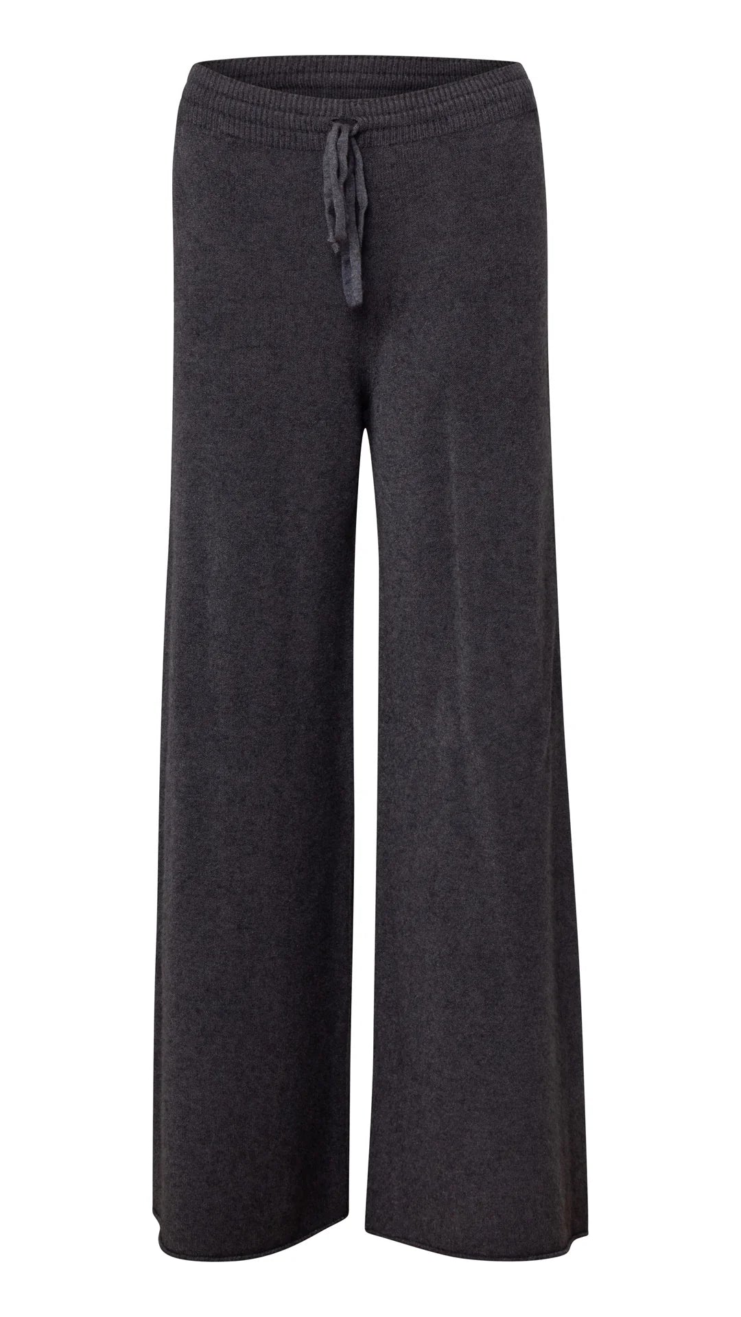 Micha Soft Knit Trousers - Anthracite Grey