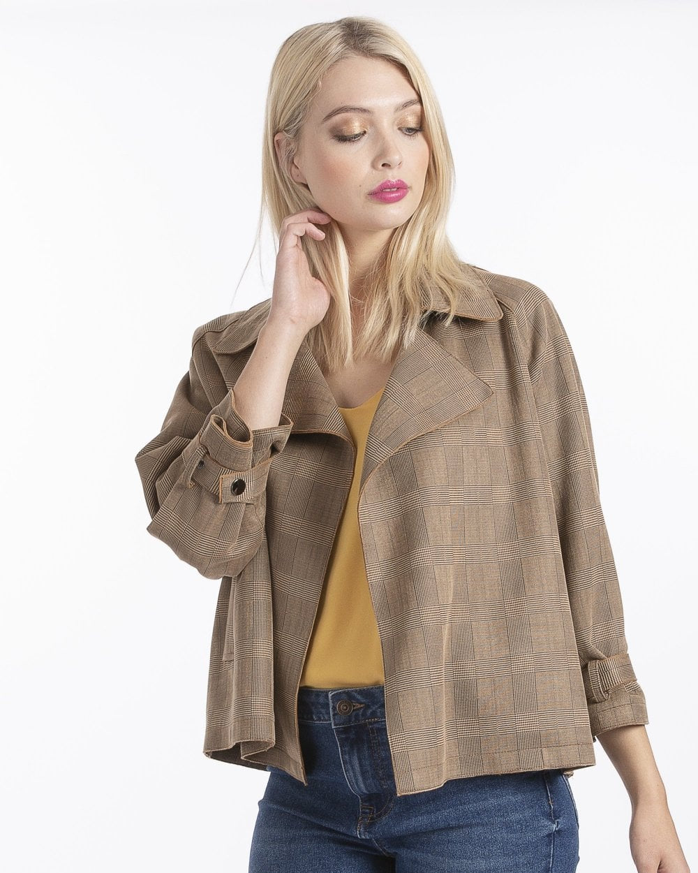 Mocha Luxury Faux Suede Jacket