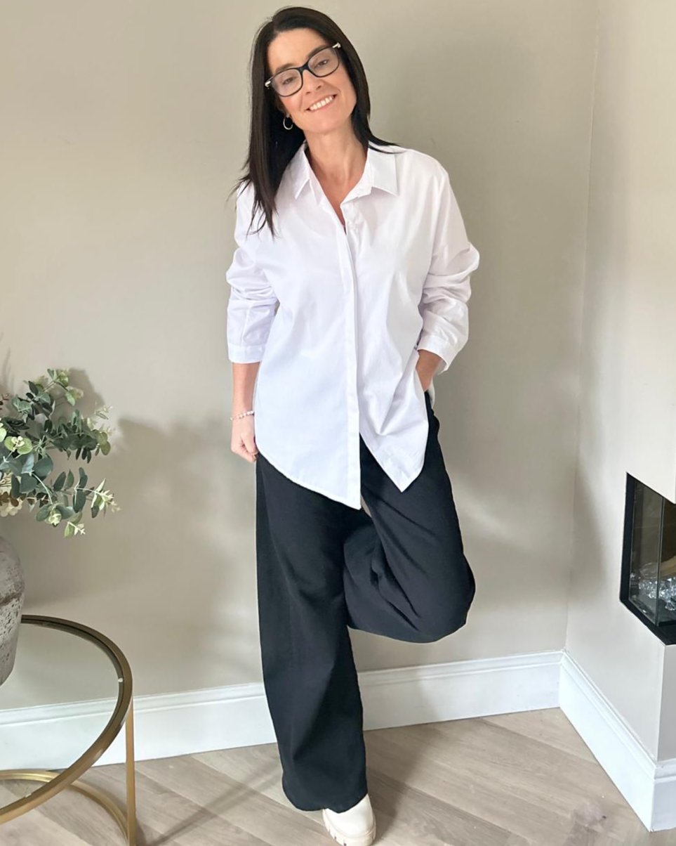 Capo Soft Wide Leg Jeans - Black