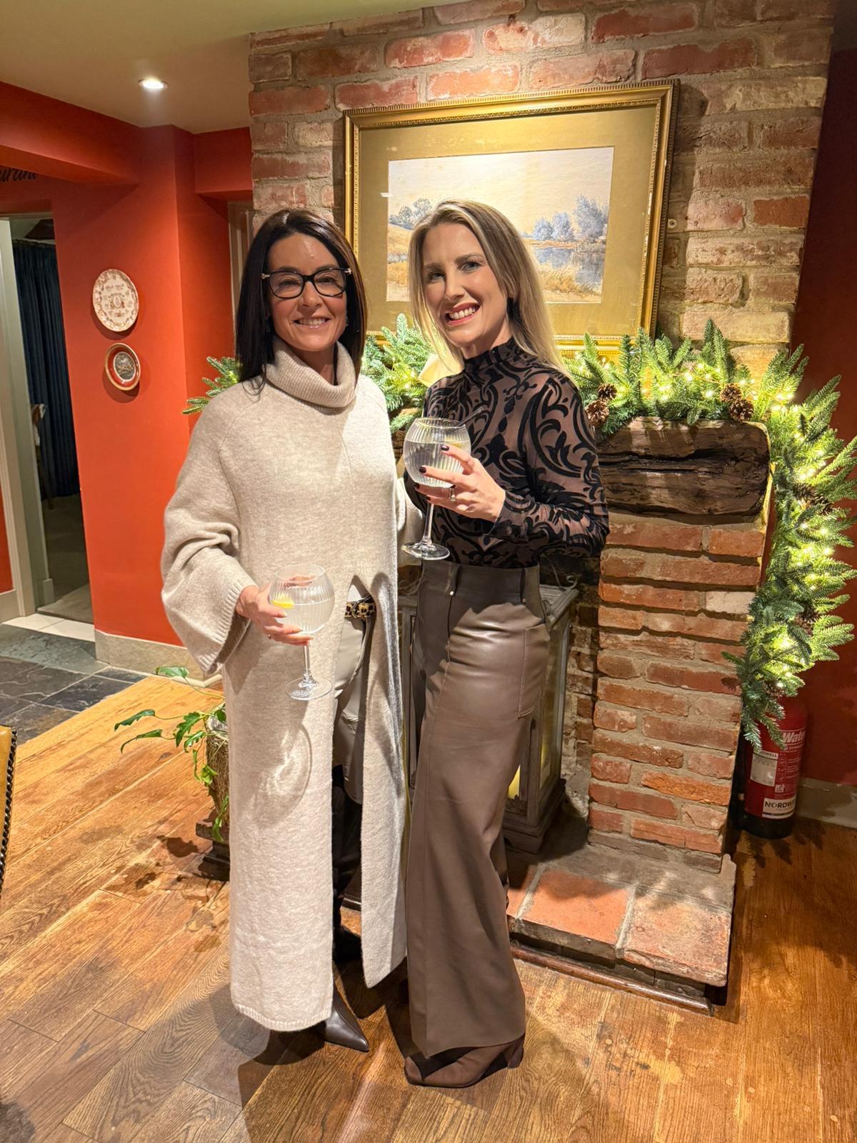 Lauren Faux Leather Wide Leg Trousers