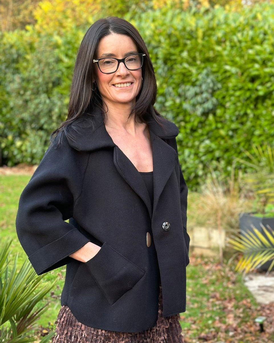 Black Cropped Coat