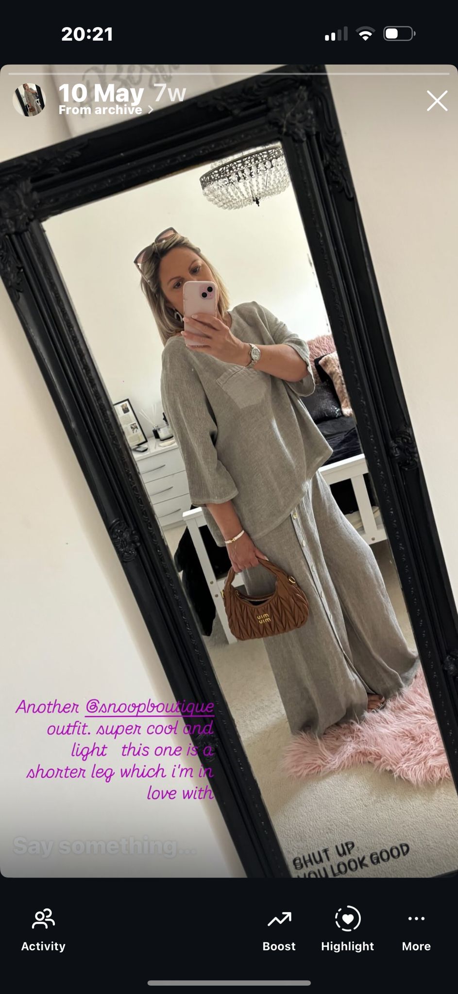 Charlie Linen Pocket Top