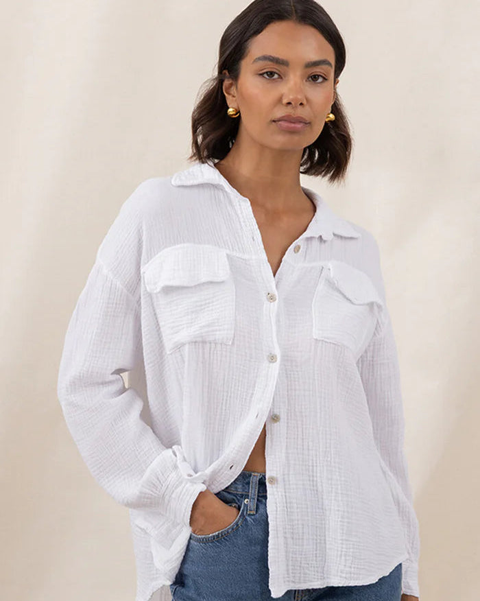 Antoneta Shirt - White - by Charli