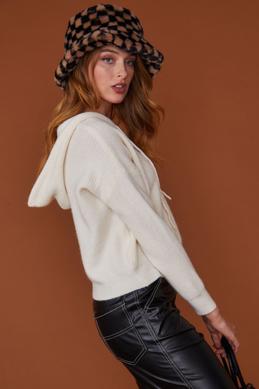 Knitted Banana Peel Cardigan - Cream