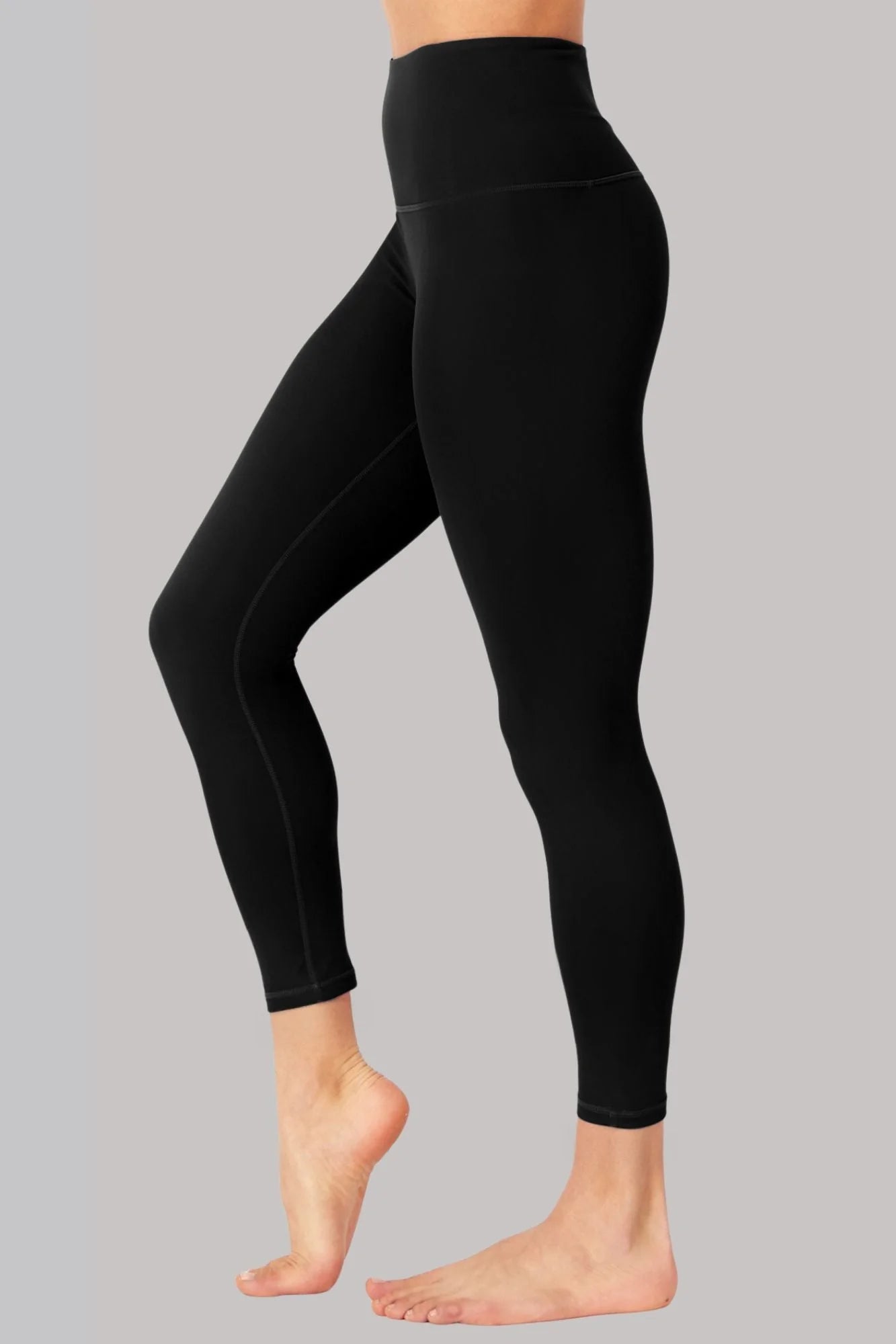 Elevate All Day Ultra High Waist 7/8 Legging - Black - by Born Nouli