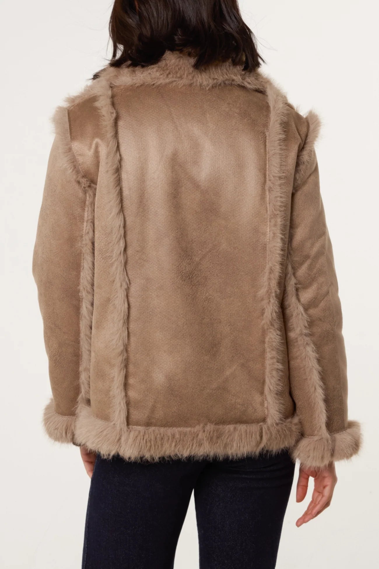 Reversible Faux Fur Coat