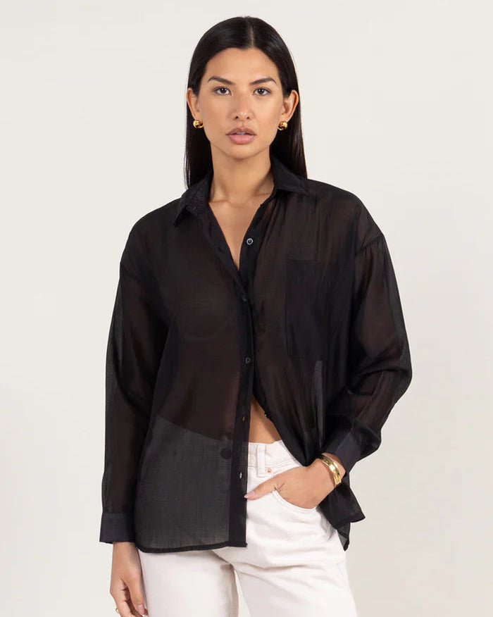 Ines Shirt - Black - by Charli