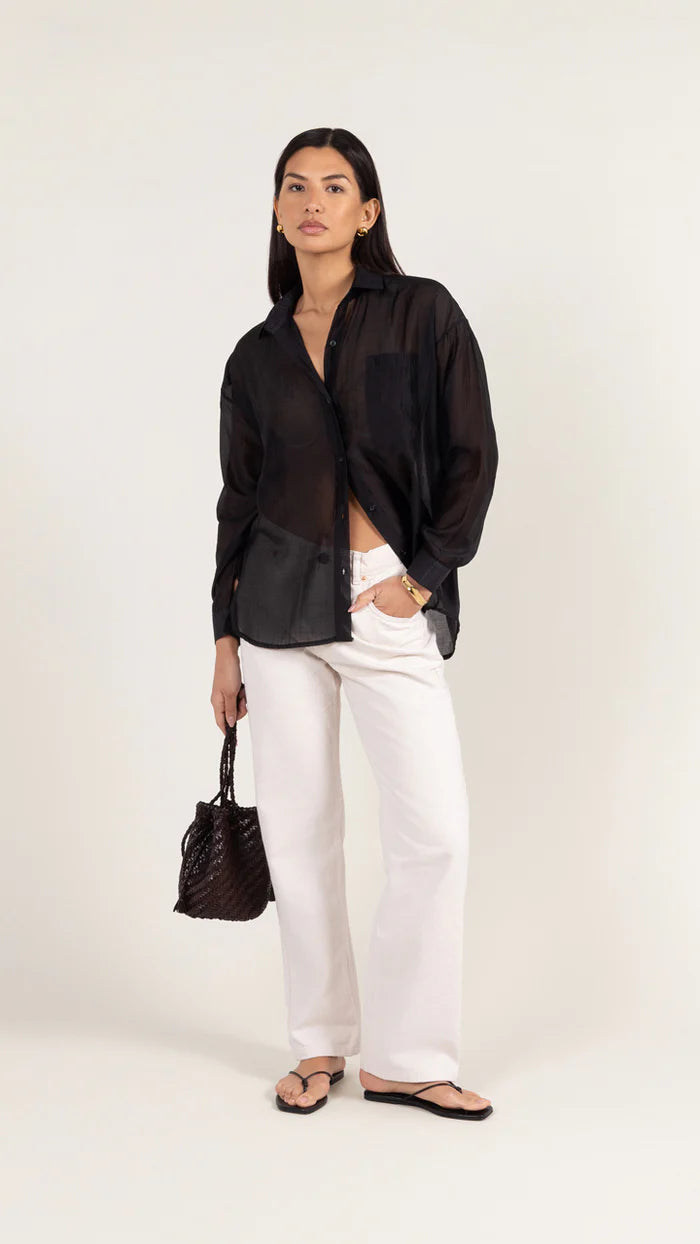 Ines Shirt - Black - by Charli