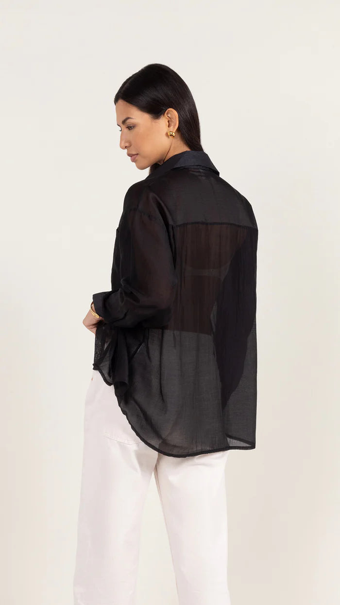 Ines Shirt - Black - by Charli