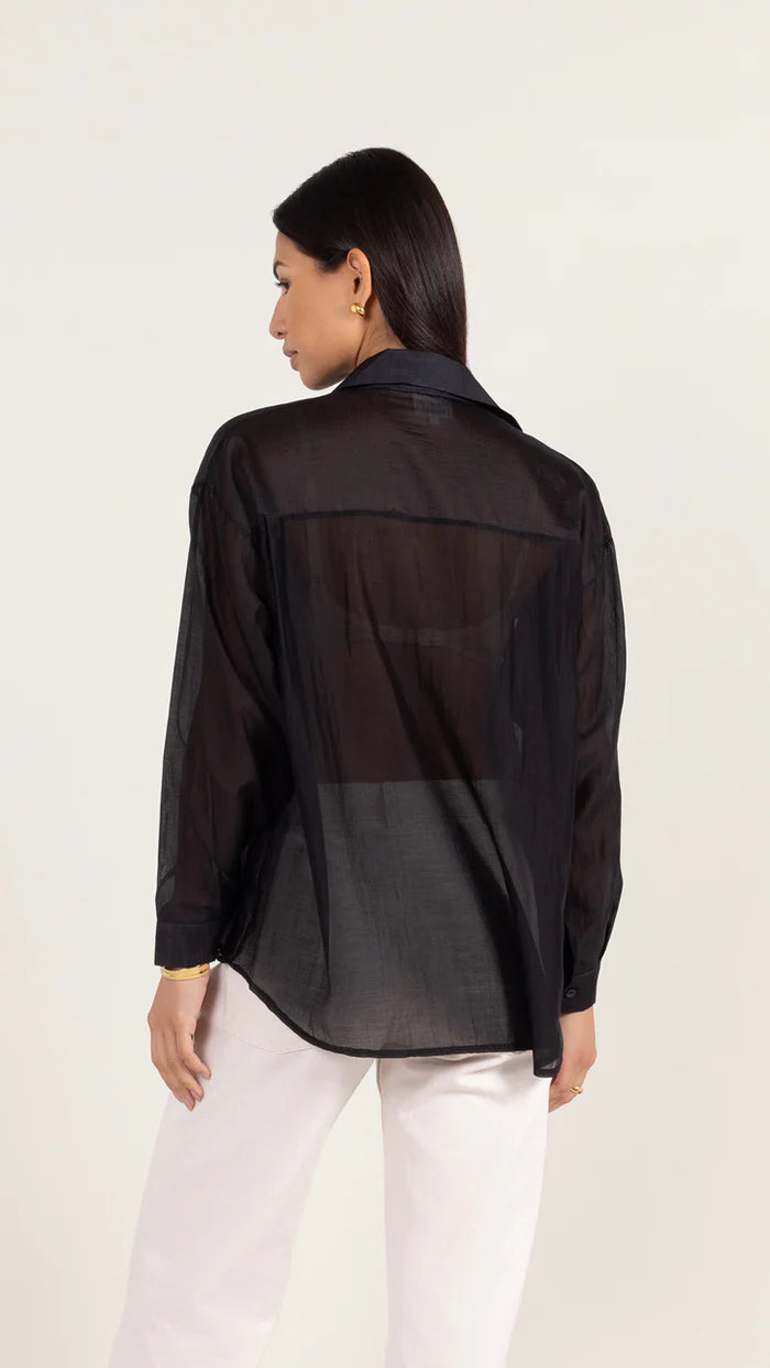 Ines Shirt - Black - by Charli