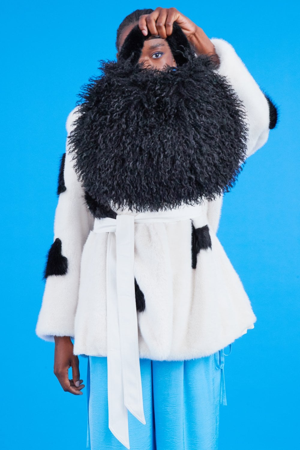 Bamboo Eco Faux Fur Bag - by Jayley