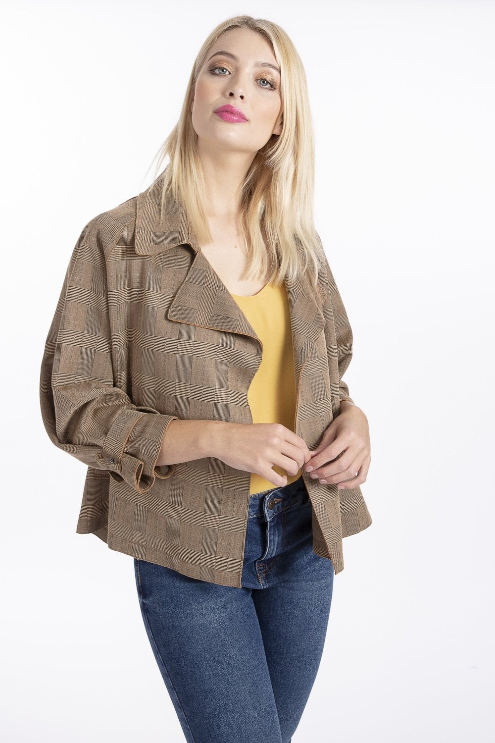 Mocha Luxury Faux Suede Jacket