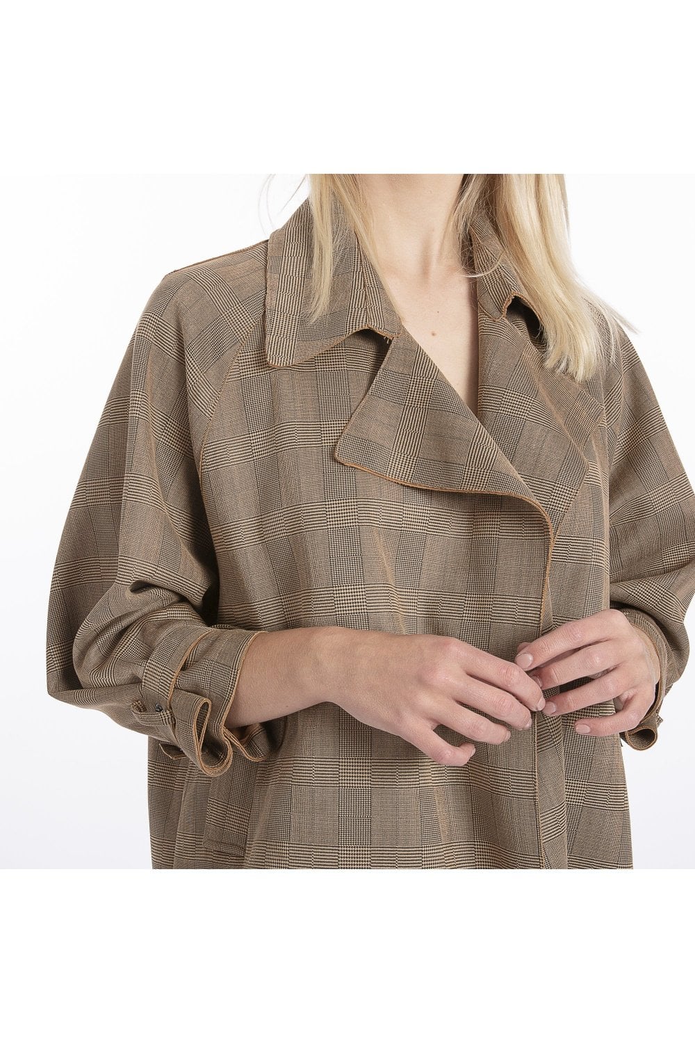 Mocha Luxury Faux Suede Jacket