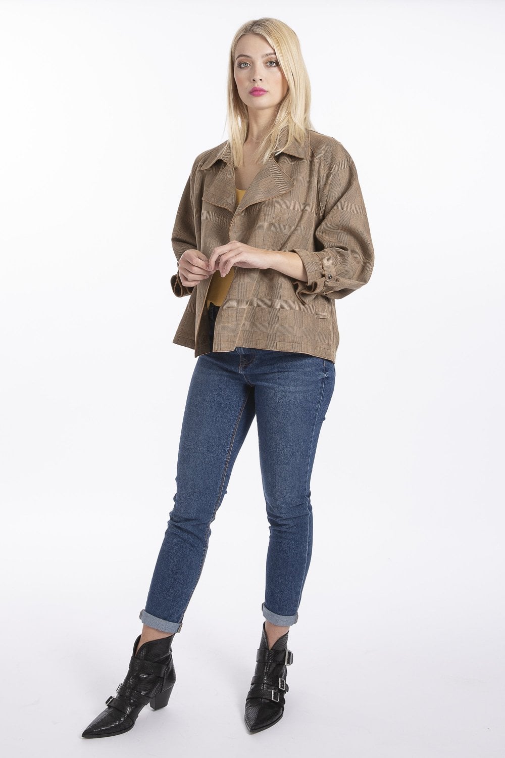Mocha Luxury Faux Suede Jacket