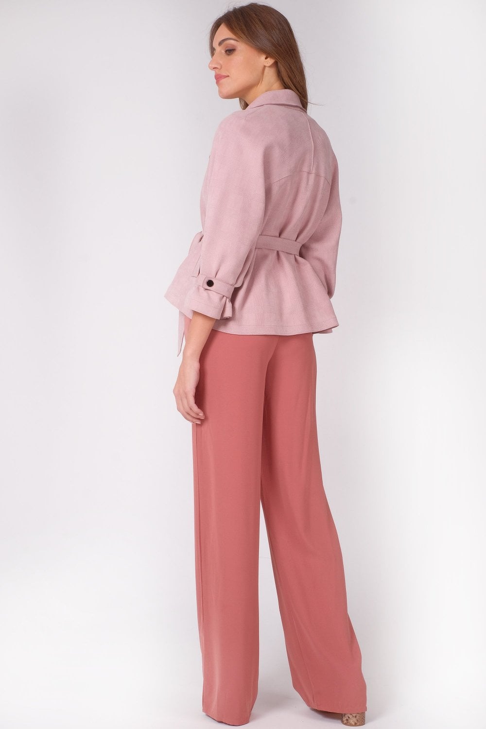 Pink Luxury Faux Suede Jacket