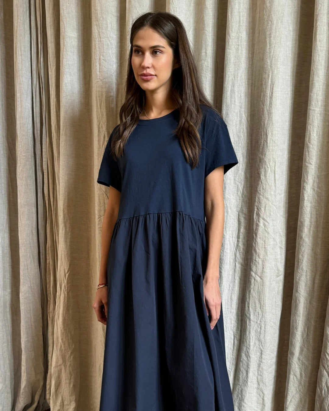 Marissa Maxi Dress - Navy - by Charli