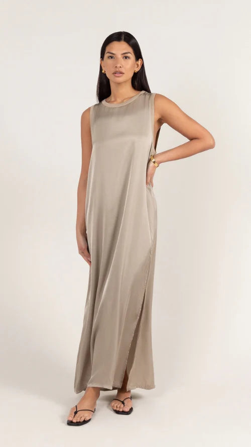 Oona Dress - Dove Grey