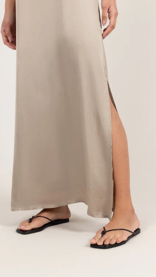 Oona Dress - Dove Grey