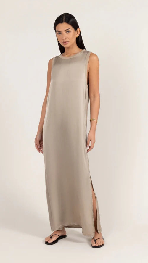 Oona Dress - Dove Grey