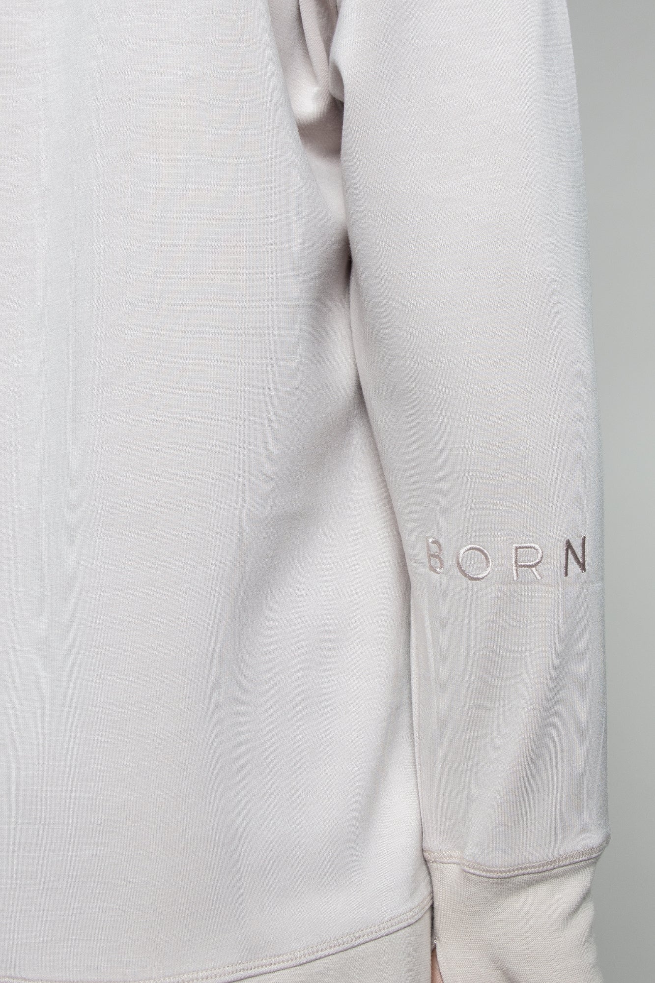 Supersoft Longline Sweatshirt - Oat - by Born Nouli