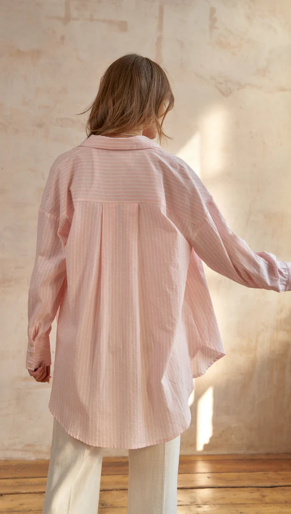 Taylor Shirt - Pink Stripe - by Chali