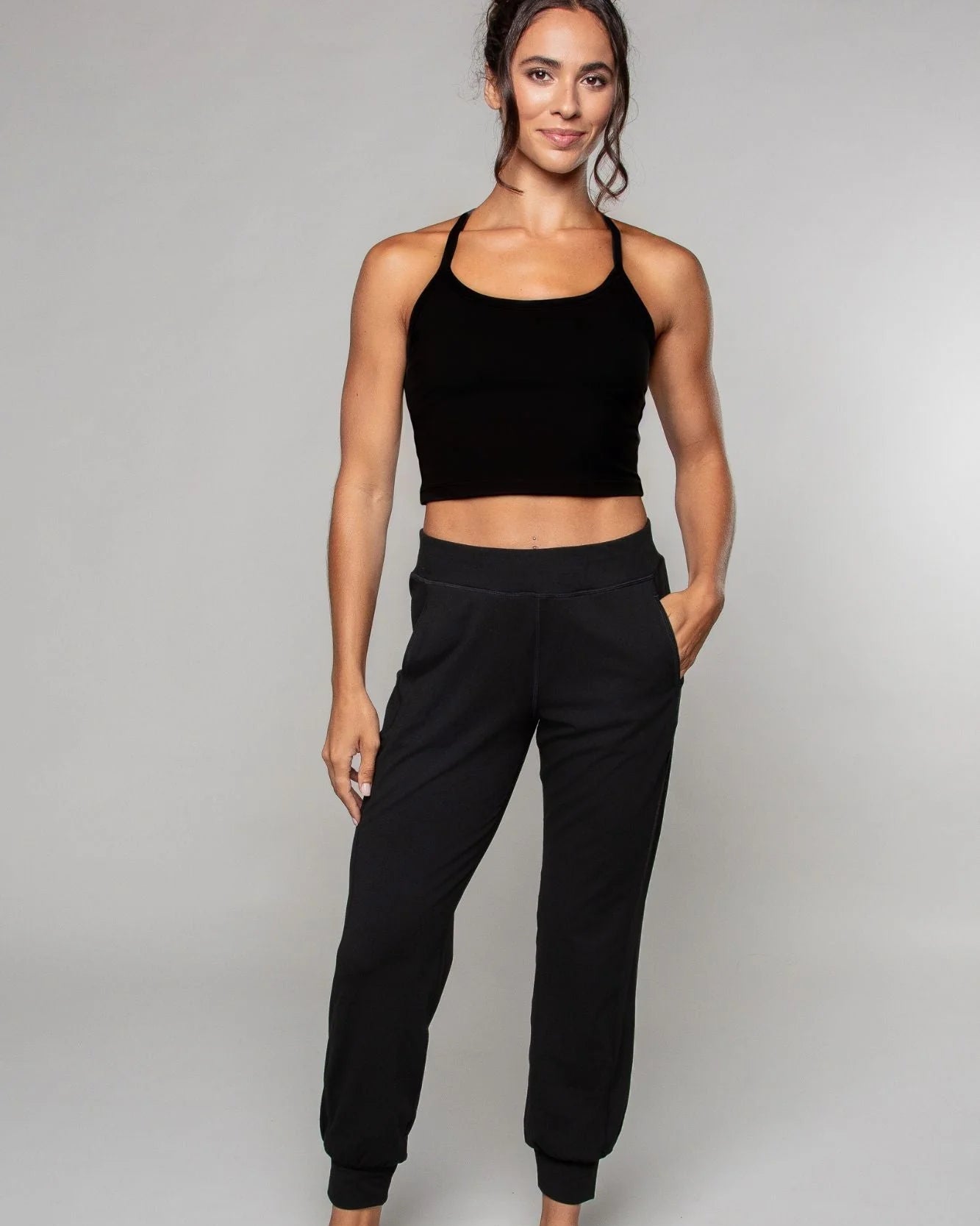 Tula Harem Yoga Pant - Black - by Born Nouli