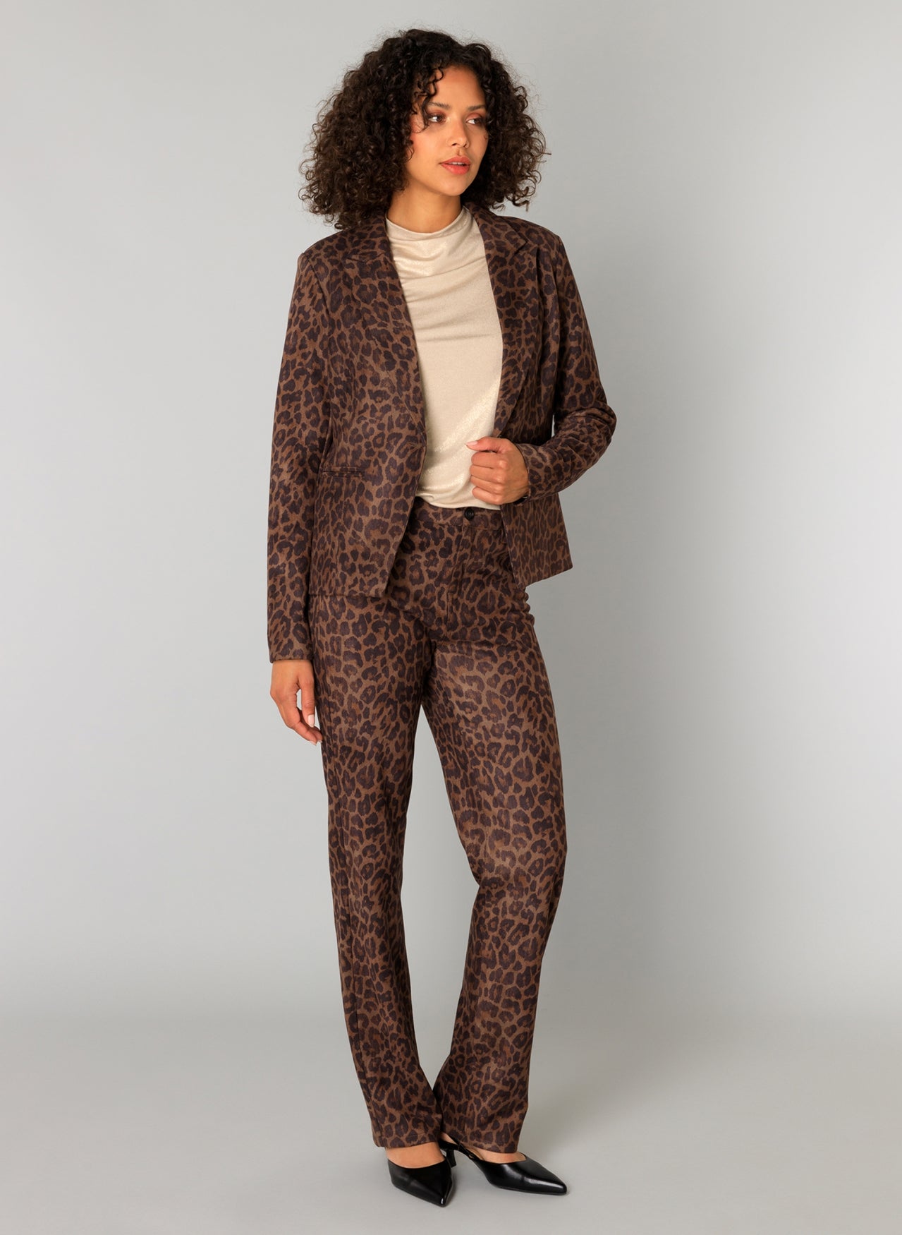 Clarissa Animal Print Blazer - by Yest