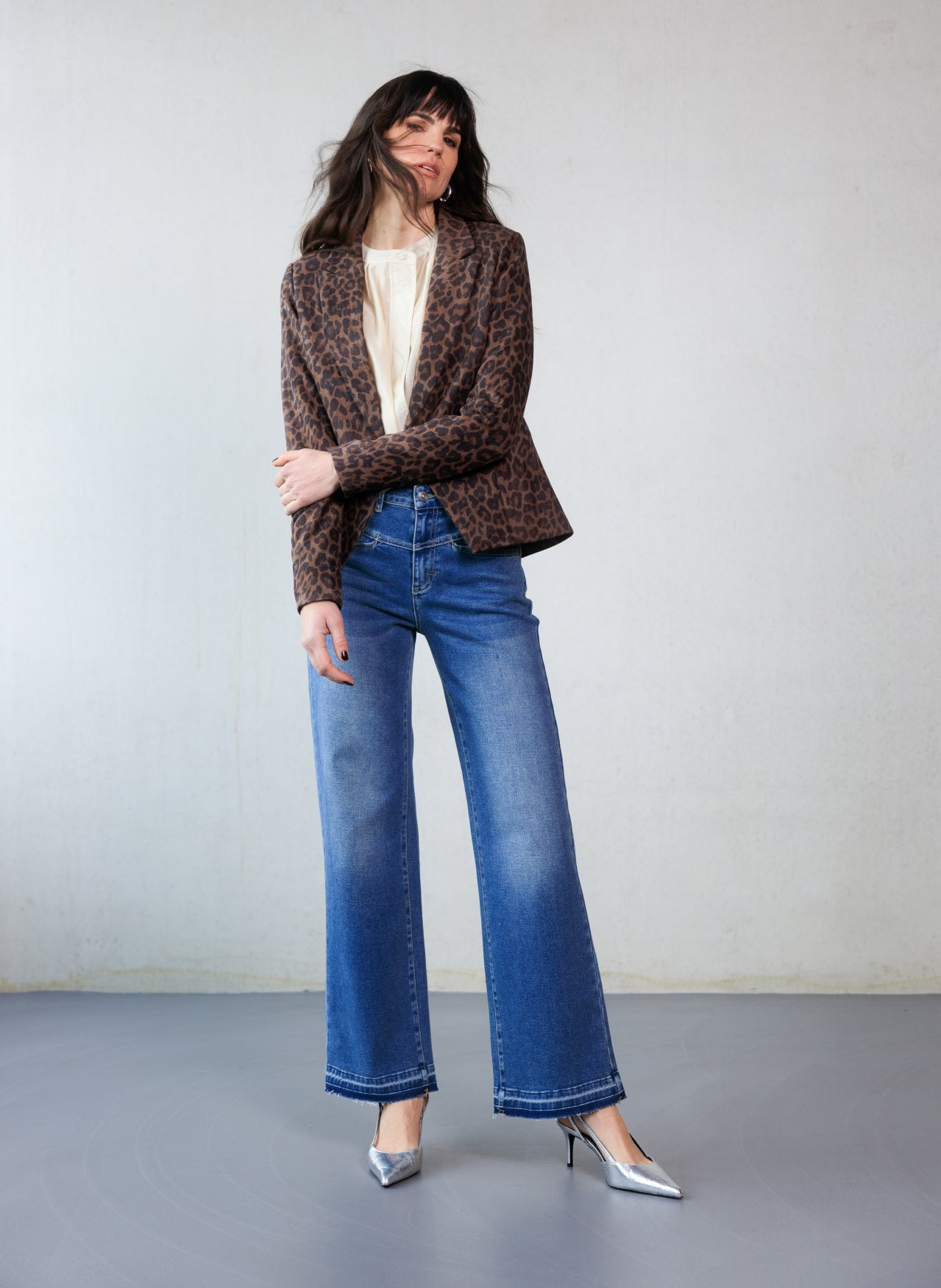Clarissa Animal Print Blazer - by Yest