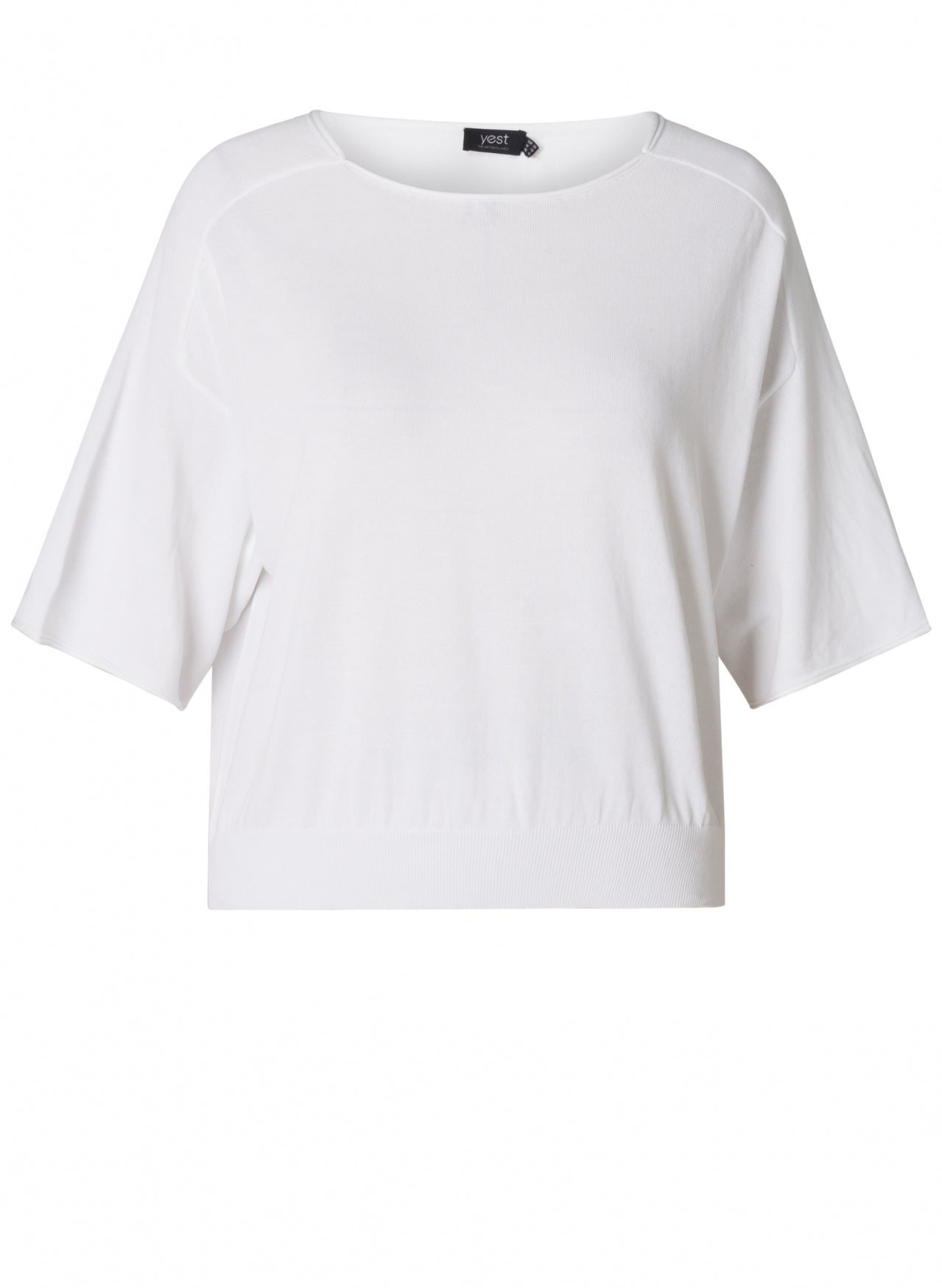 Sanja White Cotton Top - by Yest