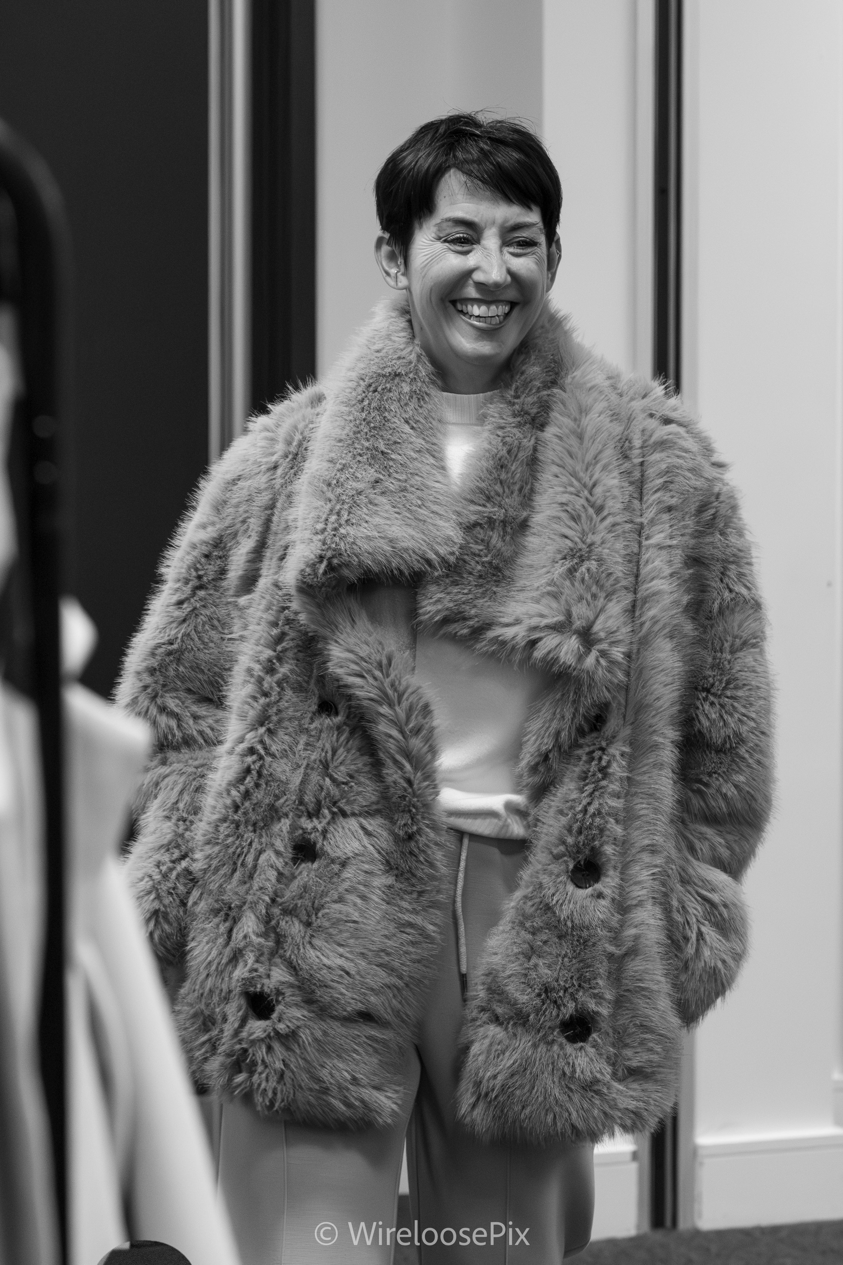 Reversible Faux Fur Coat