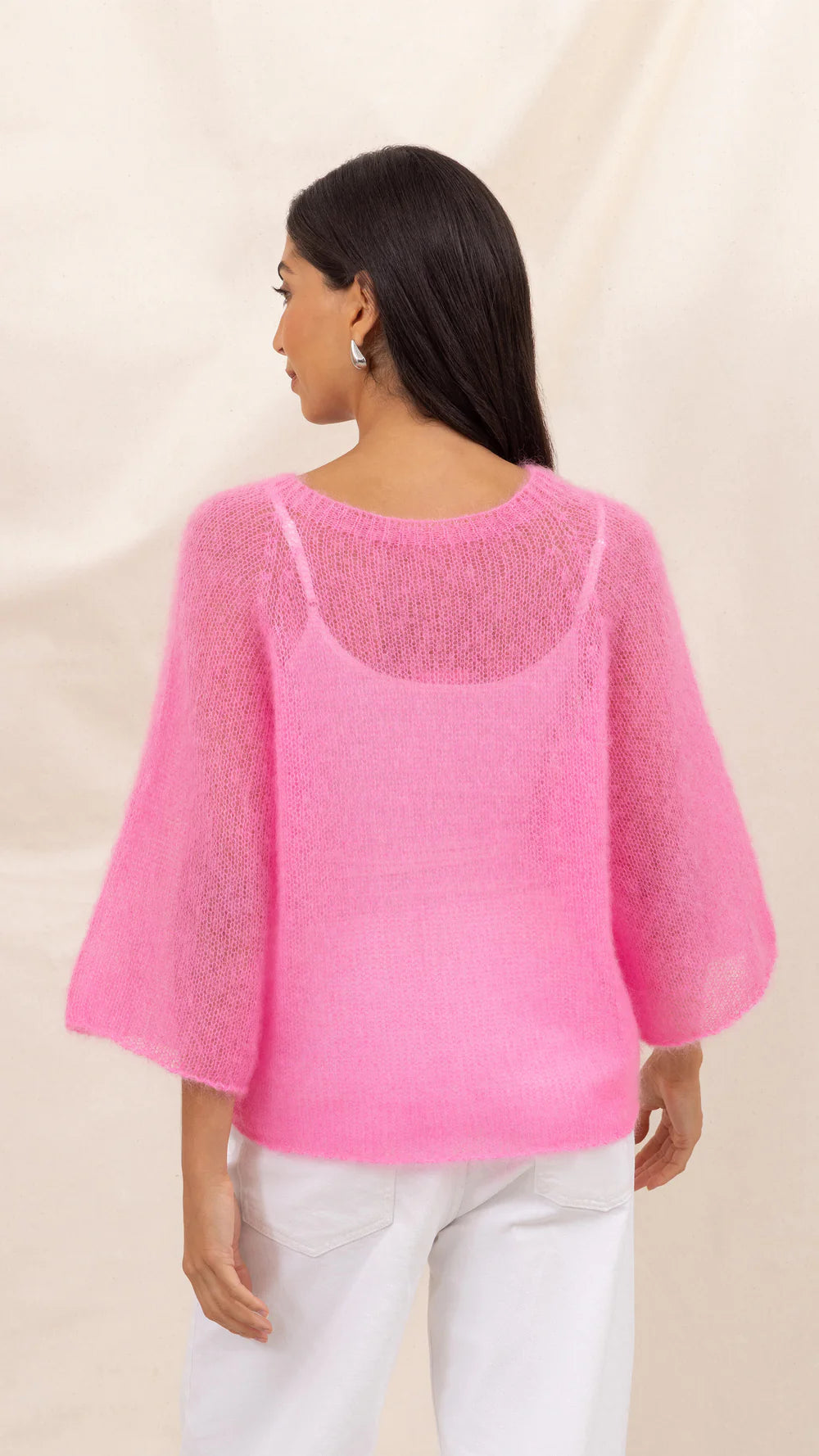 Hannah Sweater - Candy Pink - by Charli
