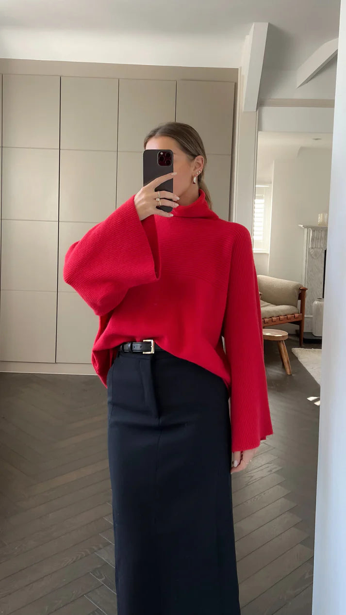 AMELIE SWEATER - RED